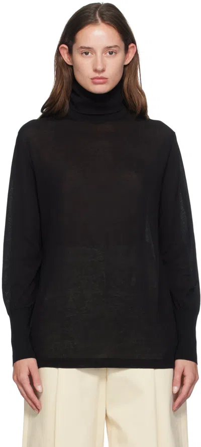Studio Nicholson Black Nilo Turtleneck