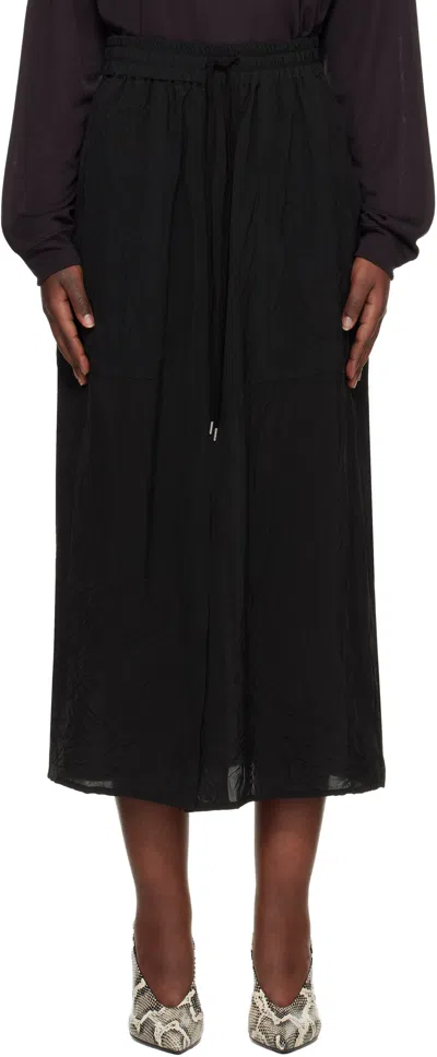Studio Nicholson Black Oates Midi Skirt