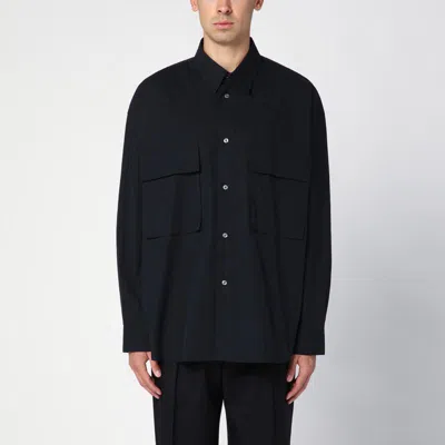 STUDIO NICHOLSON STUDIO NICHOLSON BLACK OVER FRAME SHIRT