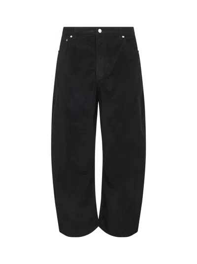 Studio Nicholson Black Paolo Corduroy Trousers