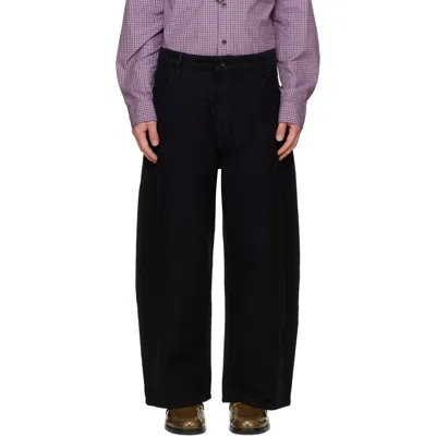 Studio Nicholson Black Paolo Trousers