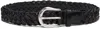 Studio Nicholson Black Plaited Belt In Black