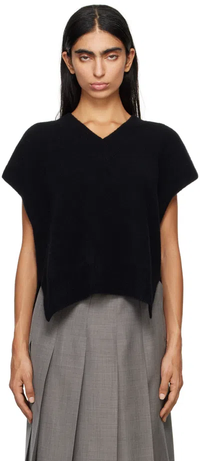 Studio Nicholson Black Poros Vest
