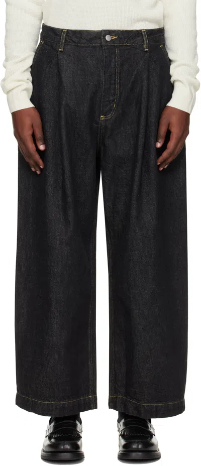 Studio Nicholson Black Puch Italian Denim Jeans