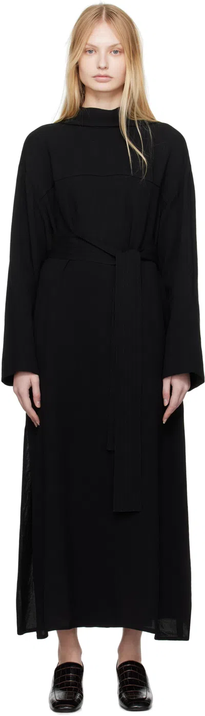Studio Nicholson Black Reva Midi Dress
