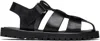 Studio Nicholson Sandom Leather Sandals In Black