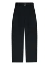 Studio Nicholson Blue Twill Doring Pant In Black