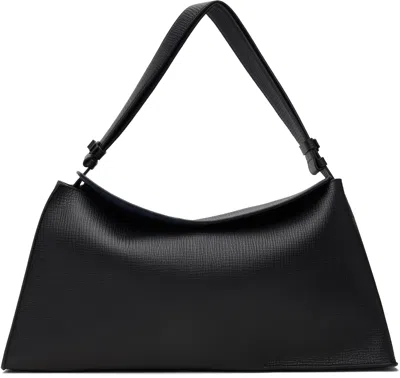 Studio Nicholson Black Shiboru Leather Bag
