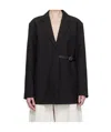 Studio Nicholson Black Silas Blazer In Black