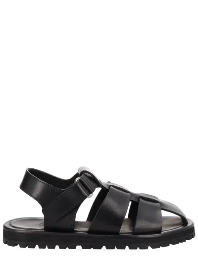 Studio Nicholson Black Solid Sandals