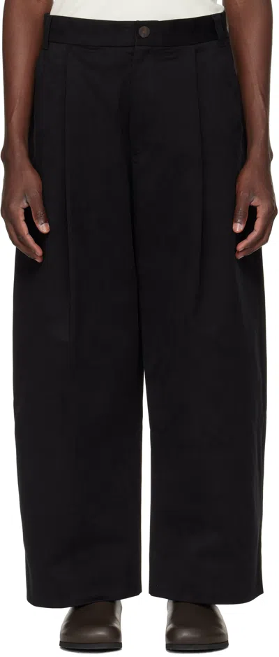 Studio Nicholson Black Sorte Trousers