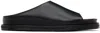 Studio Nicholson Leather Sandal In Black