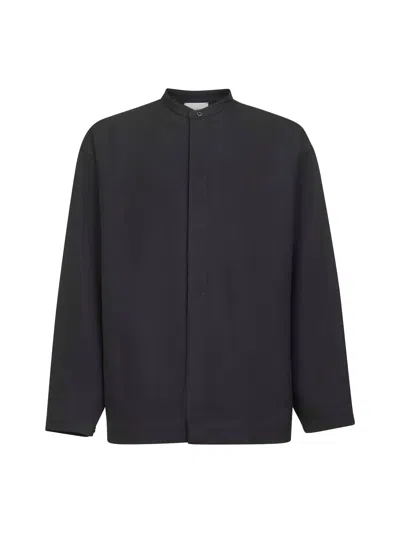 Studio Nicholson Black Technical Wool Karst Shirt