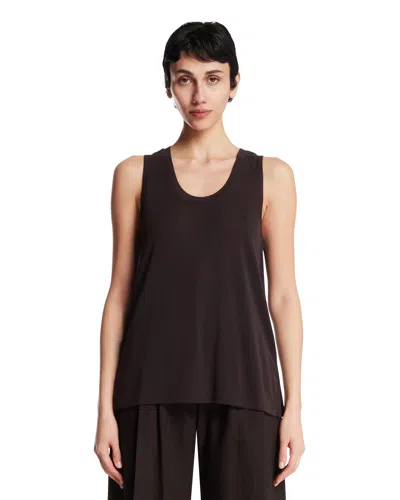 Studio Nicholson Votan Jersery In Black Grape In Brown