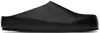 Studio Nicholson Round-toe Leather Slippers In Black