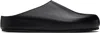 Studio Nicholson Black Wearing Slip-on Loafers In Black