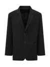 Studio Nicholson Two-button Rovers Suit Jacket In Black