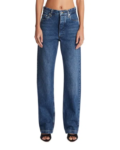 Studio Nicholson Blue Barra Straight-leg Jeans
