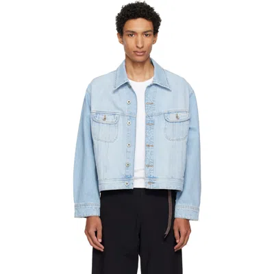 Studio Nicholson Blue Derby Denim Jacket
