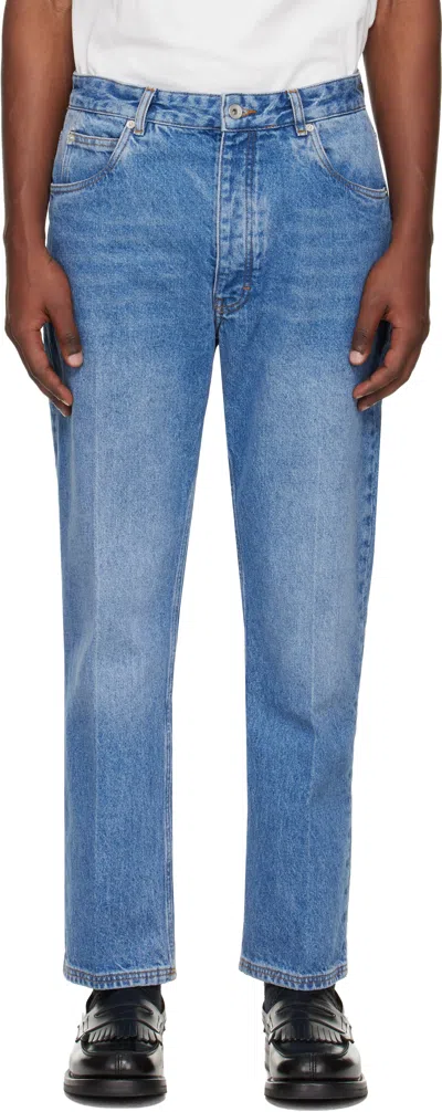 Studio Nicholson Blue Windslow Denim Jeans