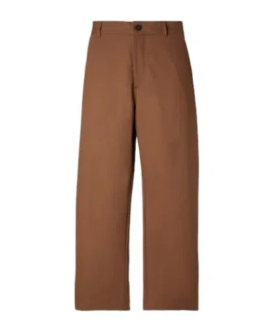 Studio Nicholson Bosworth Cotton Twill Wide-leg Pants In Multi
