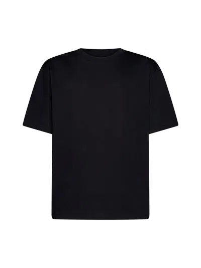 Studio Nicholson Boxy Fit T-shirt With Logo In Black