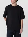 Studio Nicholson Bric T-shirt Blue Regular Fit In Black