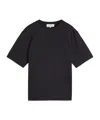 Studio Nicholson Cotton Crew Neck T-shirt In Black