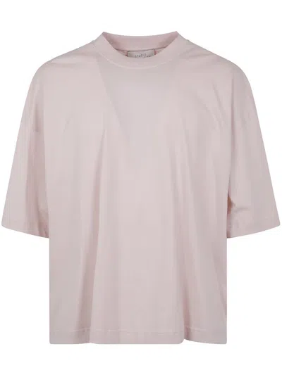 Studio Nicholson Branded Short Sleeve T Shirt Clothing In Multicolor