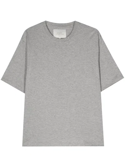 Studio Nicholson Bric Jersey T-shirt In Gray