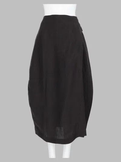 Studio Nicholson High-waisted Skirt In Black