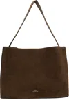 Studio Nicholson Brown Doublet Suede Carryall Tote In Brown