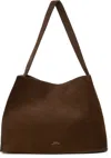 Studio Nicholson Brown Doublet Suede Tote In Cocoa