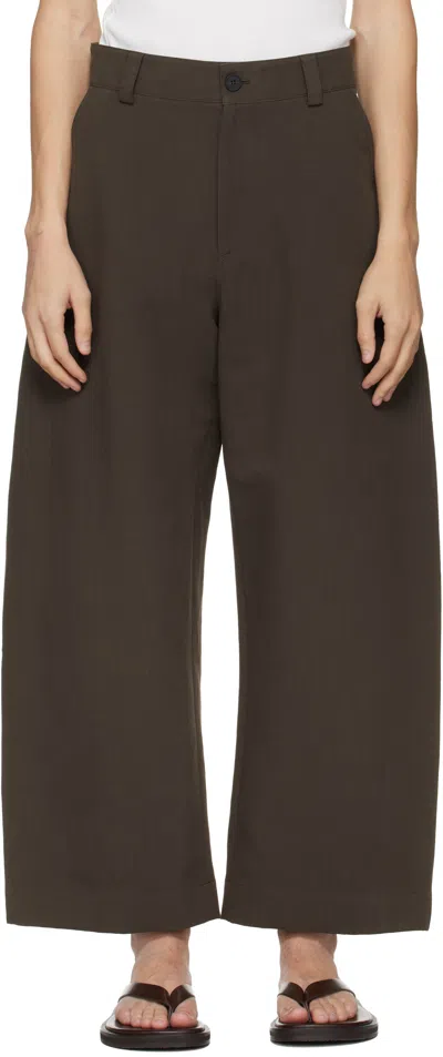 Studio Nicholson Brown Levy Trousers