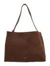 Studio Nicholson The Reflection Suede Shoulder Tote In Brown