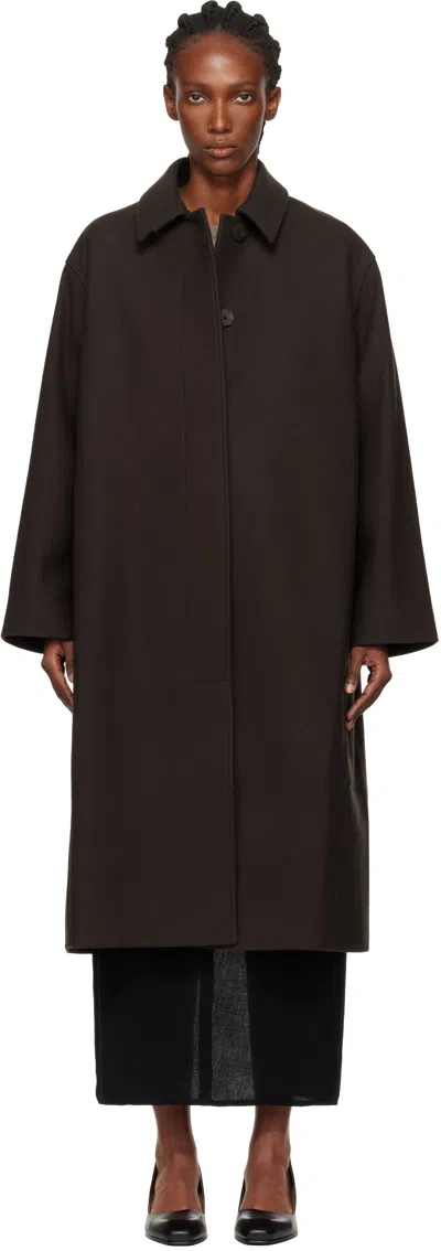 Studio Nicholson Brown Ria Coat