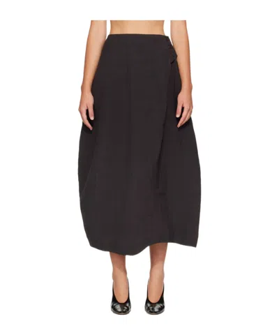 Studio Nicholson Brydes Balloon Skirt In Black