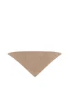 Studio Nicholson Triangular Scarf In Rws Extrafine Merino Wool In Brown