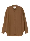 Studio Nicholson Button-fastening Shirt In Brown