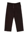 Studio Nicholson Button-front Casual Pants In Black