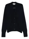 Studio Nicholson Button-front Wool Cardigan In Black