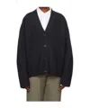 Studio Nicholson Button Sweater In Black