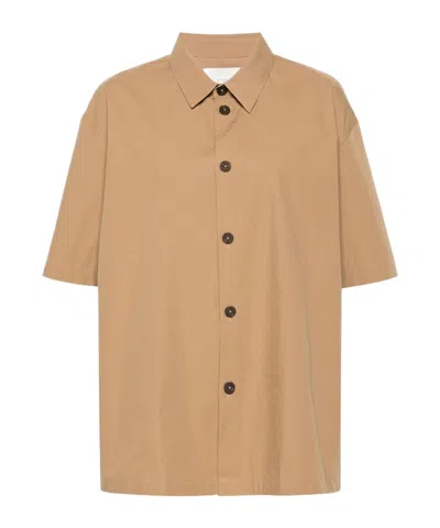 STUDIO NICHOLSON BUTTON-UP COTTON SHIRT