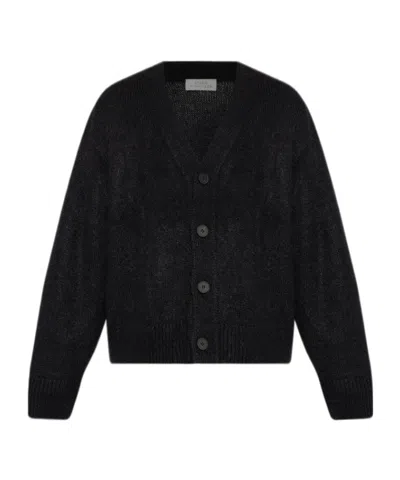 Studio Nicholson Buttoned Cardigan In Black