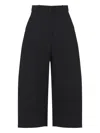 Studio Nicholson Buttoned High-waisted Trousers In Black