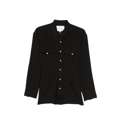 Studio Nicholson Buttoned Pocket Shirt In Black