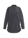 Studio Nicholson Buttoned Pocket Shirt In Gray