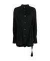 Studio Nicholson Black Button Shirt In Black