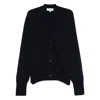 Studio Nicholson Button-front Wool Cardigan In Black