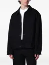 Studio Nicholson Button-up Boxy Jacket In Black